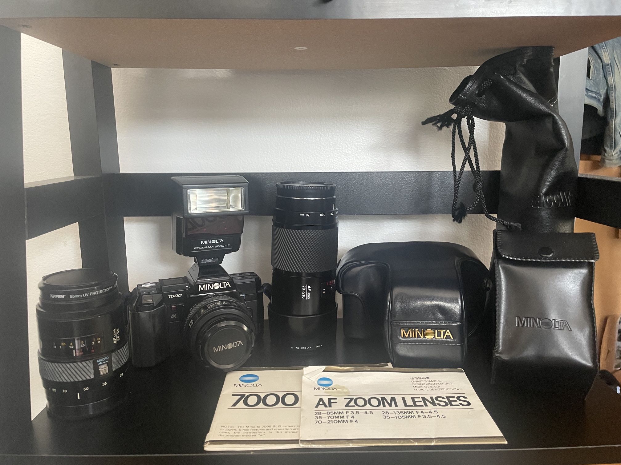 Minolta Film SLR Camera Bundle