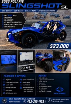 2023 Polaris Slingshot SL