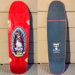 Alleyway “Tiger” Skateboard Deck - Measures 9.0” x 33.25” With 15.25” Wheelbase 