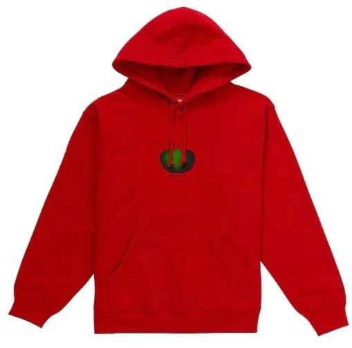 Brand New Supreme Apple Red Hoodie