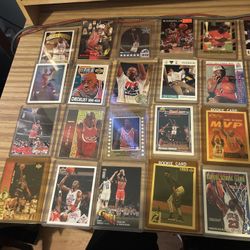 Over 75 Michael Jordan Cards Looking For A Couple Hundred 