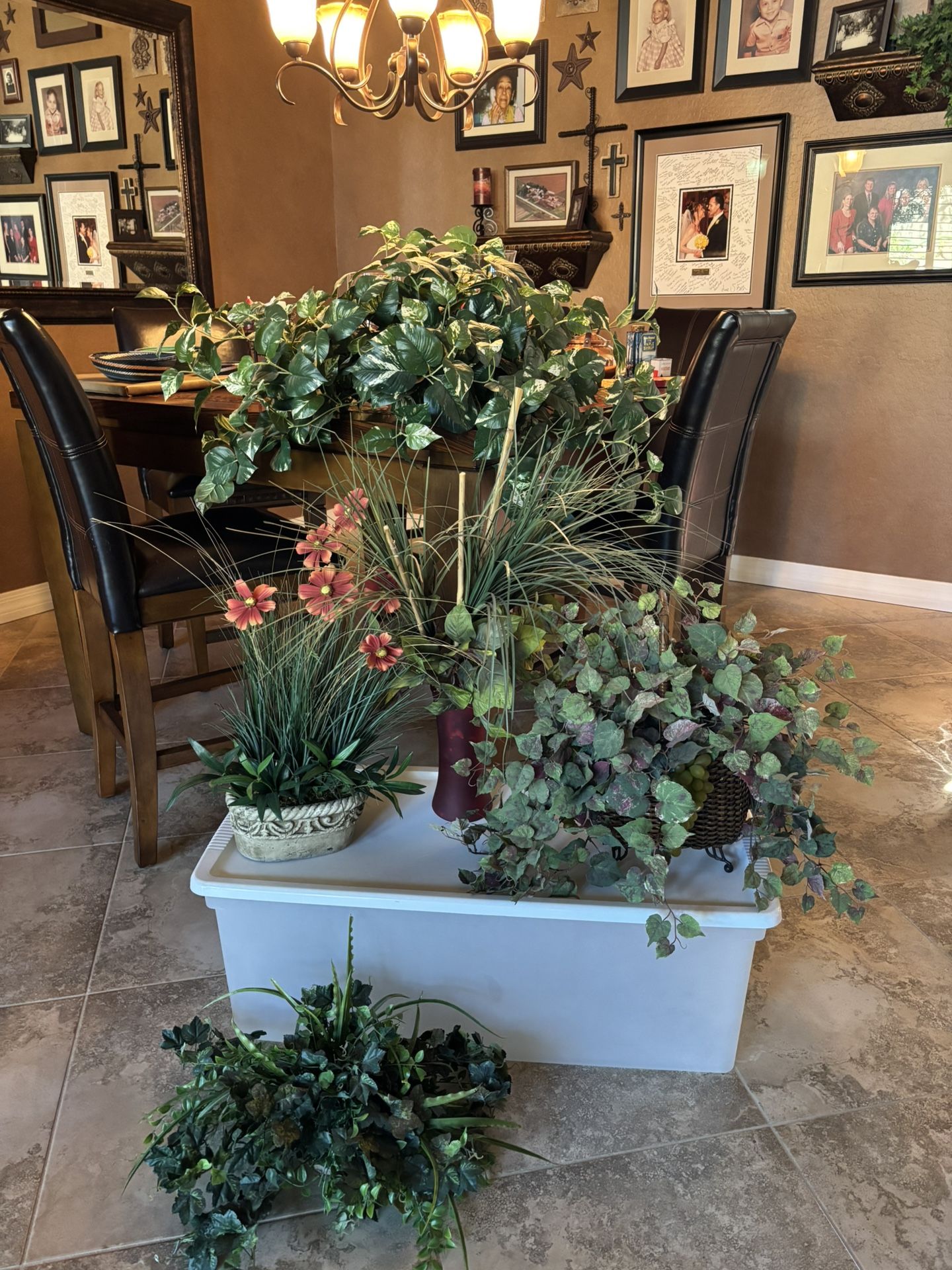 Custom fake Plant Arrangements