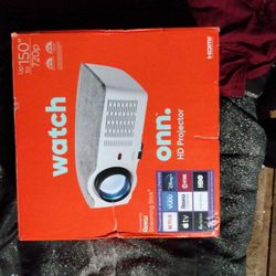 Onn HD Projector Brand New In Box.    Comes With Roku Stick. 