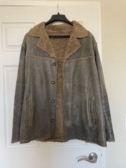 Guess Men’s Faux-Shearling Jacket XL