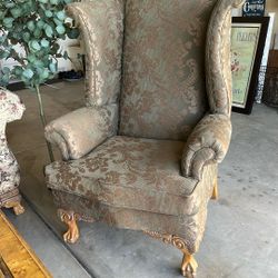 High Wingback Accent Chair