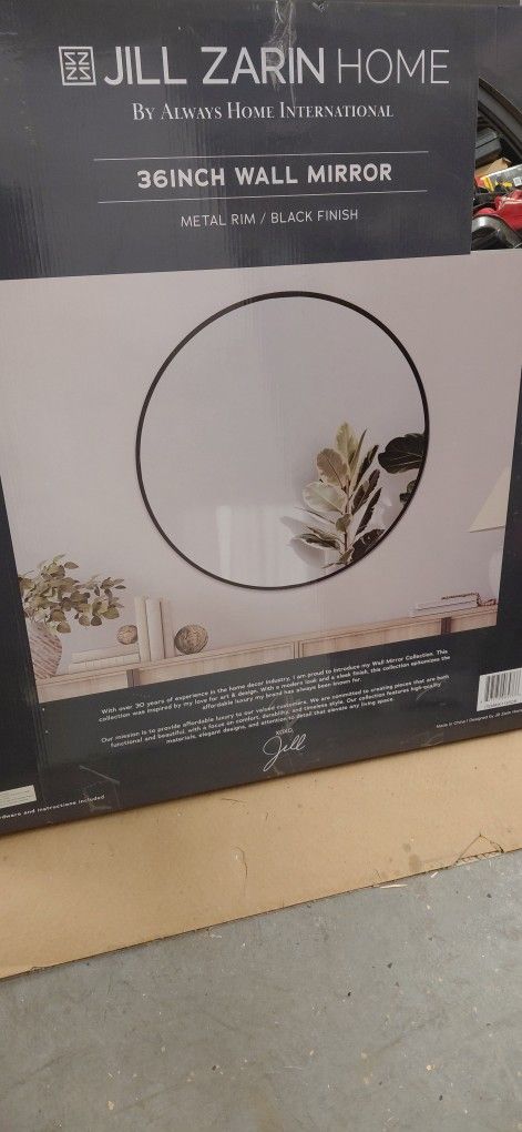 36 Inch Round Mirror
