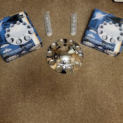 Front Chrome Axel  Covers