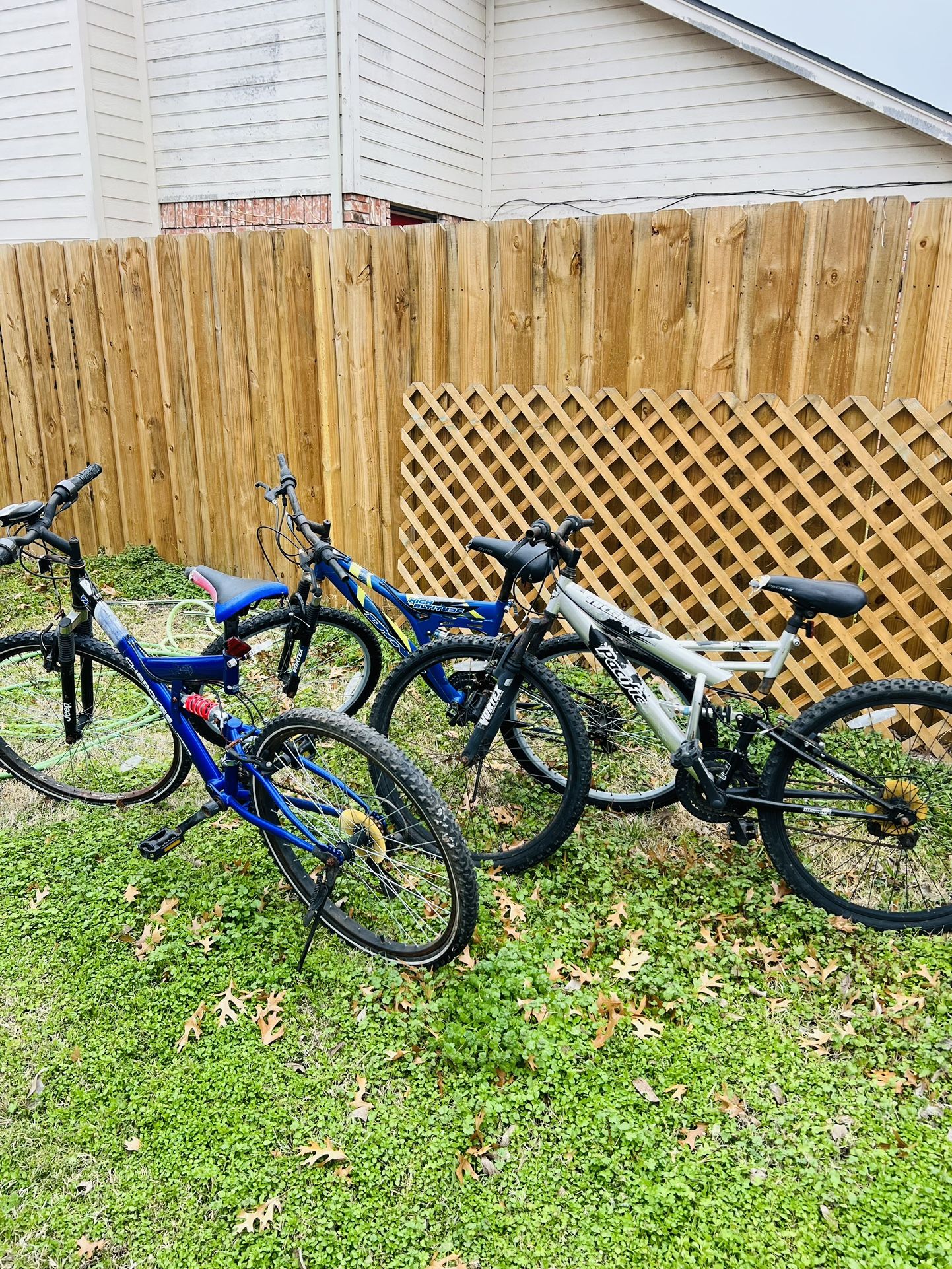 Set of 3 Bicycles in Good Condition - $85 Total