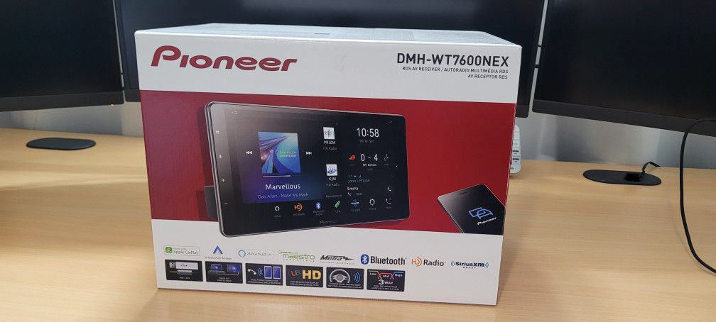 Pioneer DMH-WT7600NEX 1-DIN Digital Media Receiver w Floating 9" Display