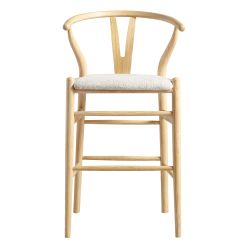 Set of 4 Boucle Counter Stools - Brand New in Box, $499 (Retail $840)