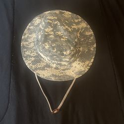 Sierra Mountain Camo Bucket Hat w/ Strap