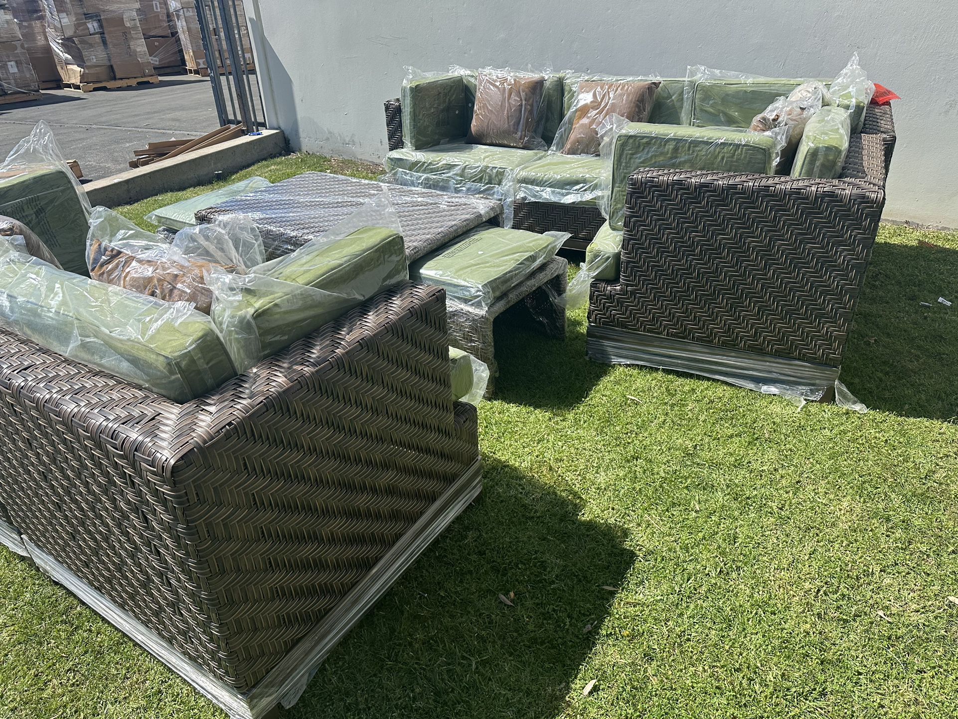 New Outdoor Patio Furniture Set Sunbrella