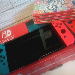Nintendo Switch + Games 