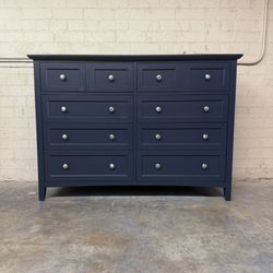 Delivery is available open box Never used solid wood 8 drawers dark blue dresser  $ 590 OBO! Dimensions:W=60in. D=19,5in. H=43in. / Delivery is availa