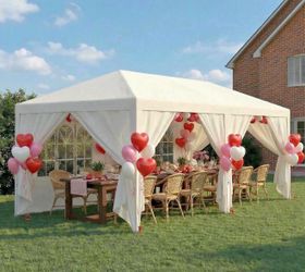 HOTEEL 10x20 FT Party Tent Outdoor Canopy Tents for Parties with 6 Removable Sidewalls, Carpas para Fiestas Waterproof for Gazebo Large Backyard Shelt
