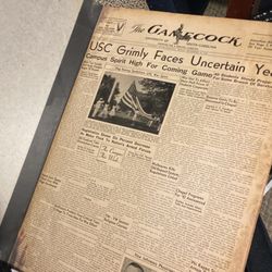 Book Of No.1 Issues of The Daily Gamecock 1942