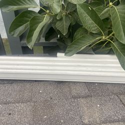 Gutters White Aluminum 