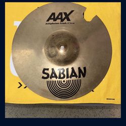 Broken/Cracked Sabian AAX Xplosion Crash 14"