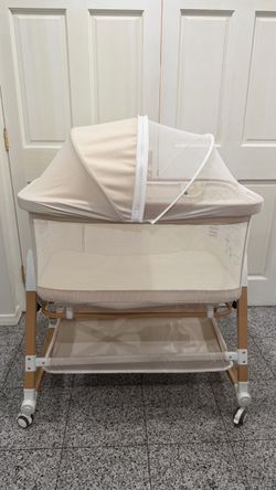 Baby Bassinet with Canopy and Wheels OFFERS WELCOME