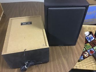 Speakers: One Set Emerson Other Set York Newave Entertainment 