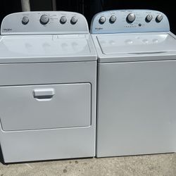 Whirlpool TopLoad Washer And Electric Dryer 