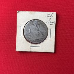 1855 O Seated Liberty Half Dollar