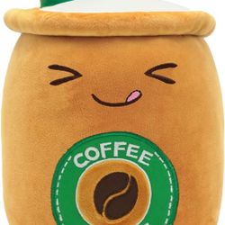 Coffee Plushie Pillow Soft Stuffed Animal 