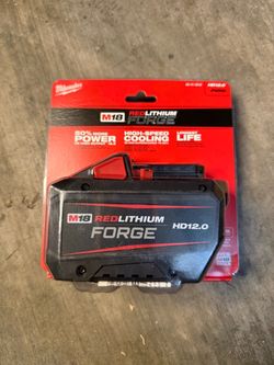 Milwaukee 12.0 forge battery $180