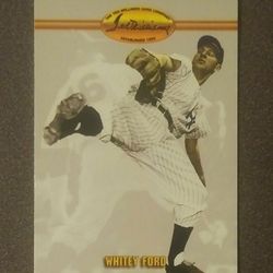 1993 Ted Williams Whitey Ford New York Yankees #62 Baseball Card Hall Of Fame HOF Vintage Collectible Sports MLB
