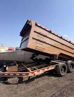 Trailer 14ftx4x8 heavy duty Siccor lift, ramps,