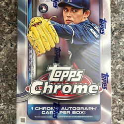 2025 Topps Chrome Baseball Hobby Box 