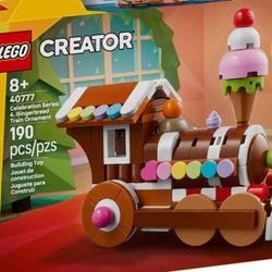 Lego Gingerbread Train