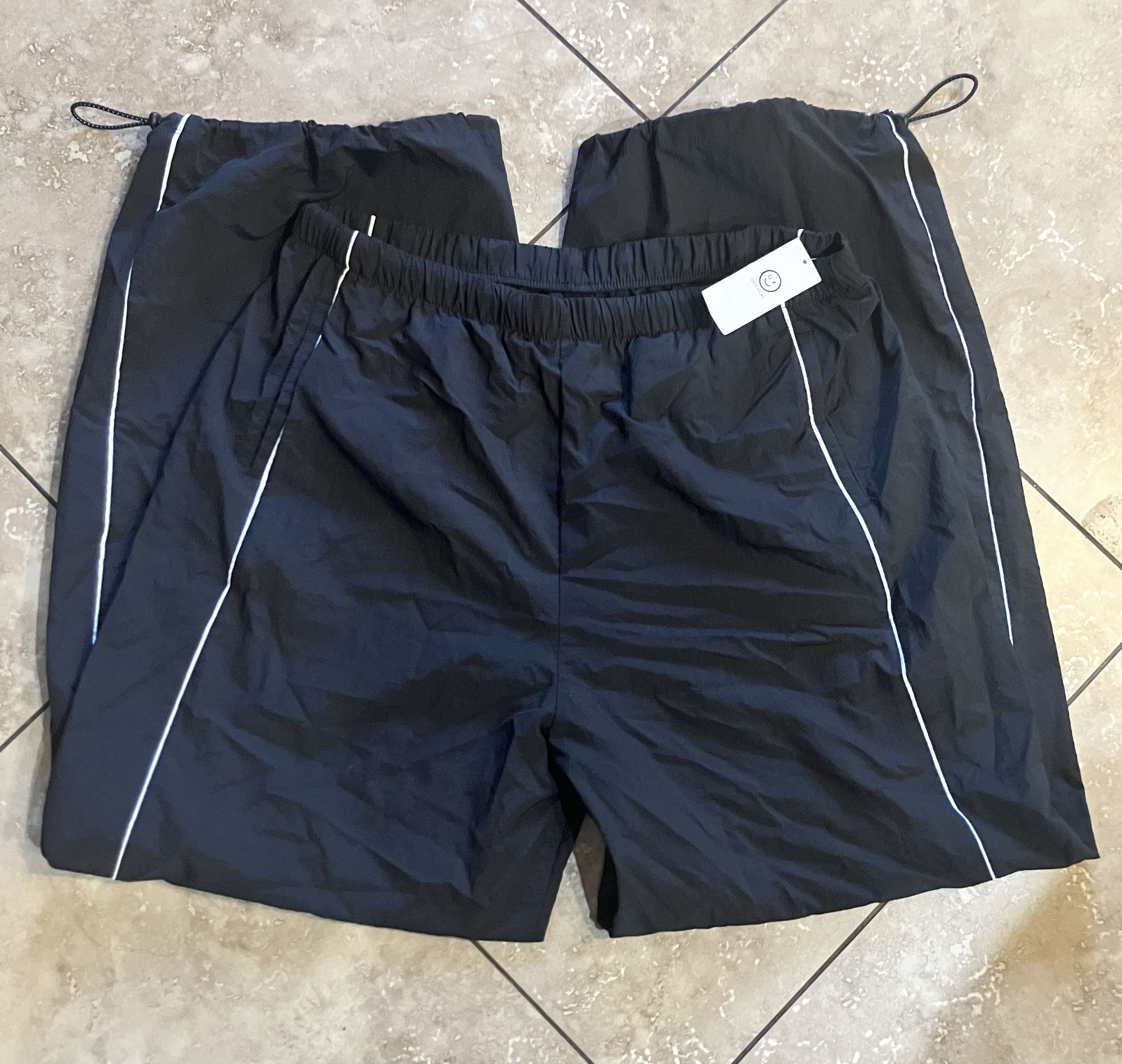 New Women’s Black Hollister Track Pants