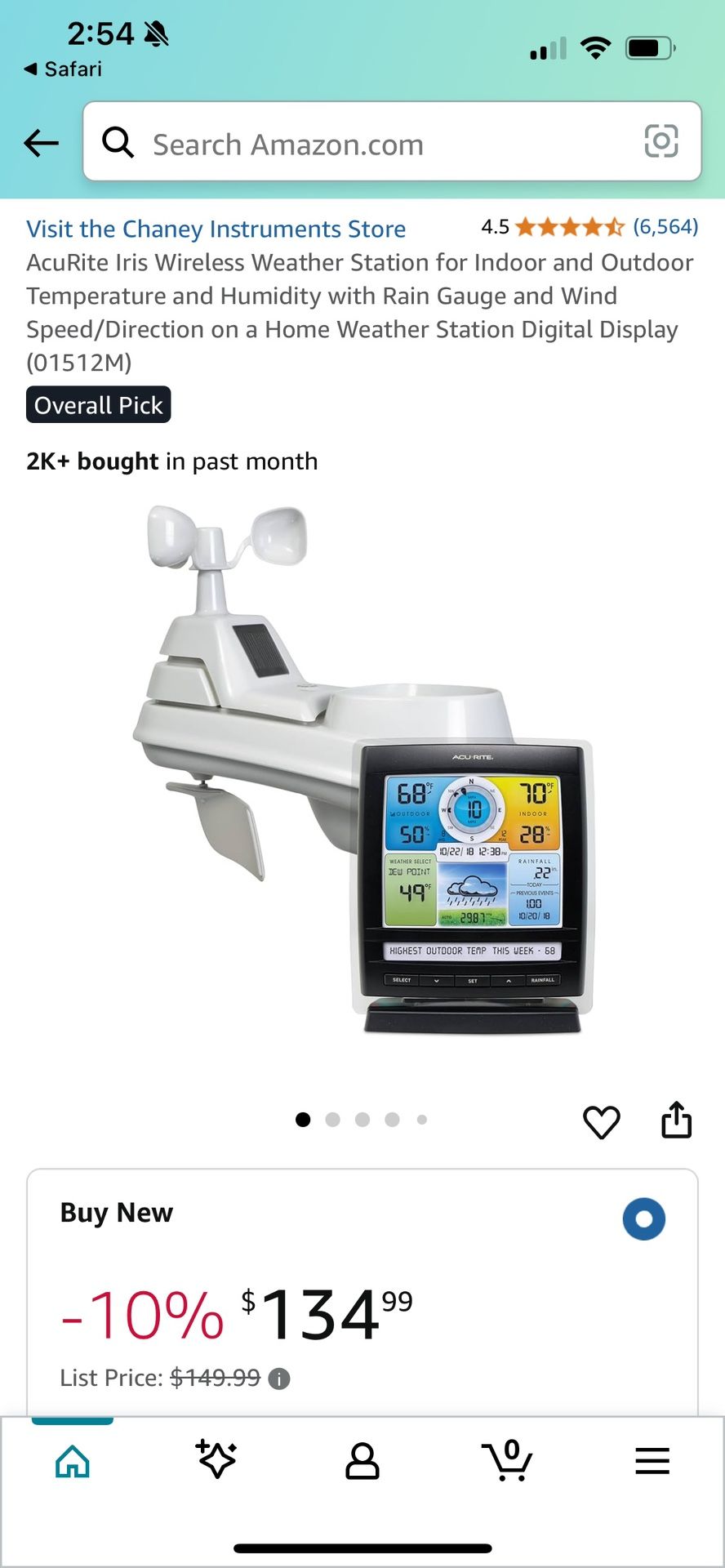 AcuRite Professional Weather Station Center For Indoor And Outdoor