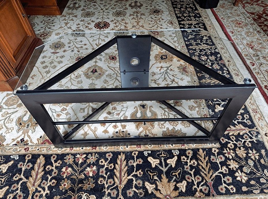 Glass Table TV Stand