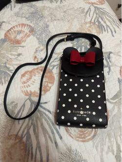 Disney x Kate Spade Black Polka Dot Crossbody Bag