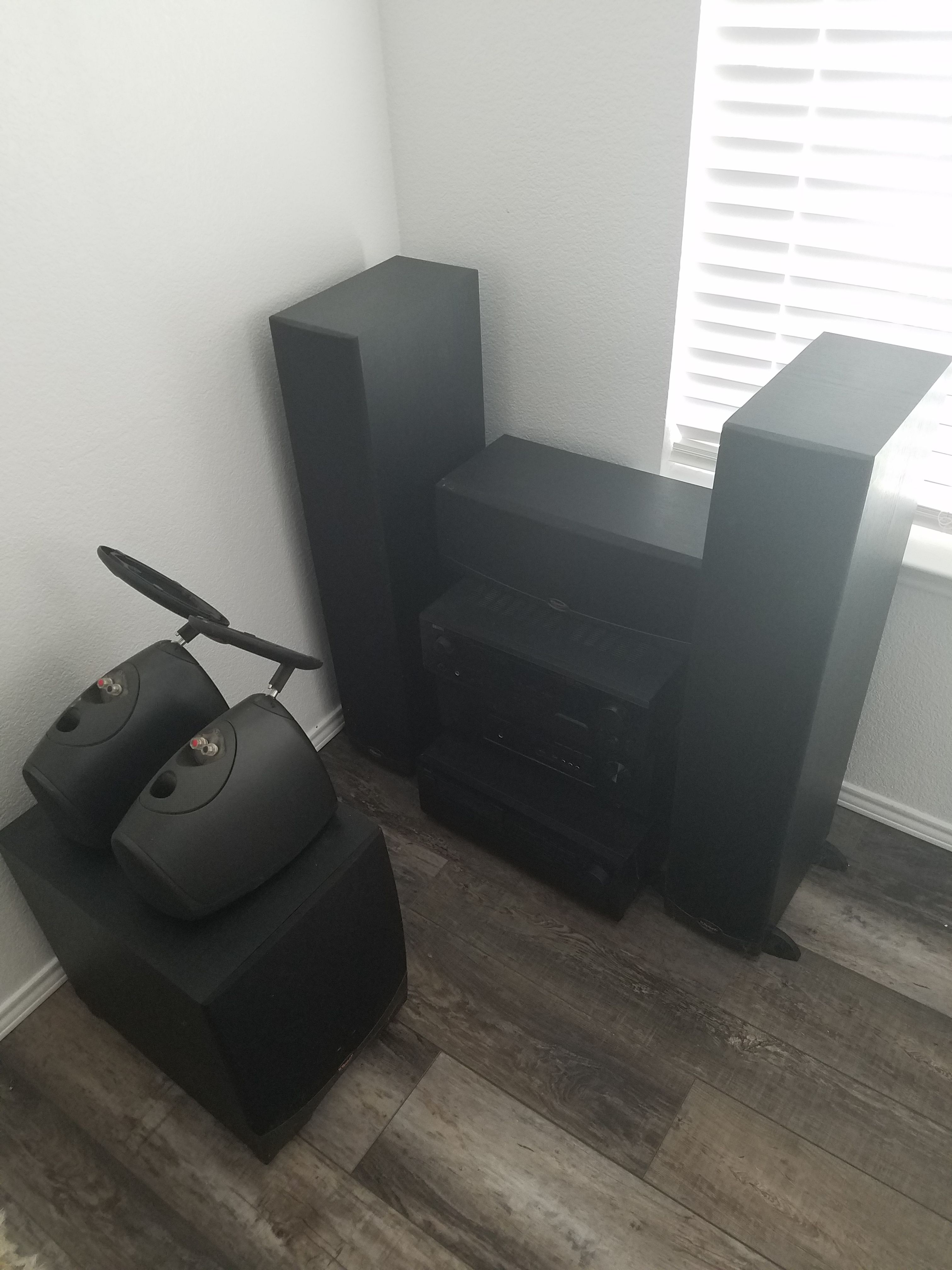 Klipsch speakers with Denon and Yamaha receivers