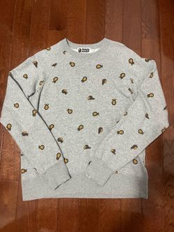 Grey Bape CrewNeck