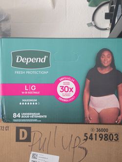 Depend 84 Count 30x Size Large