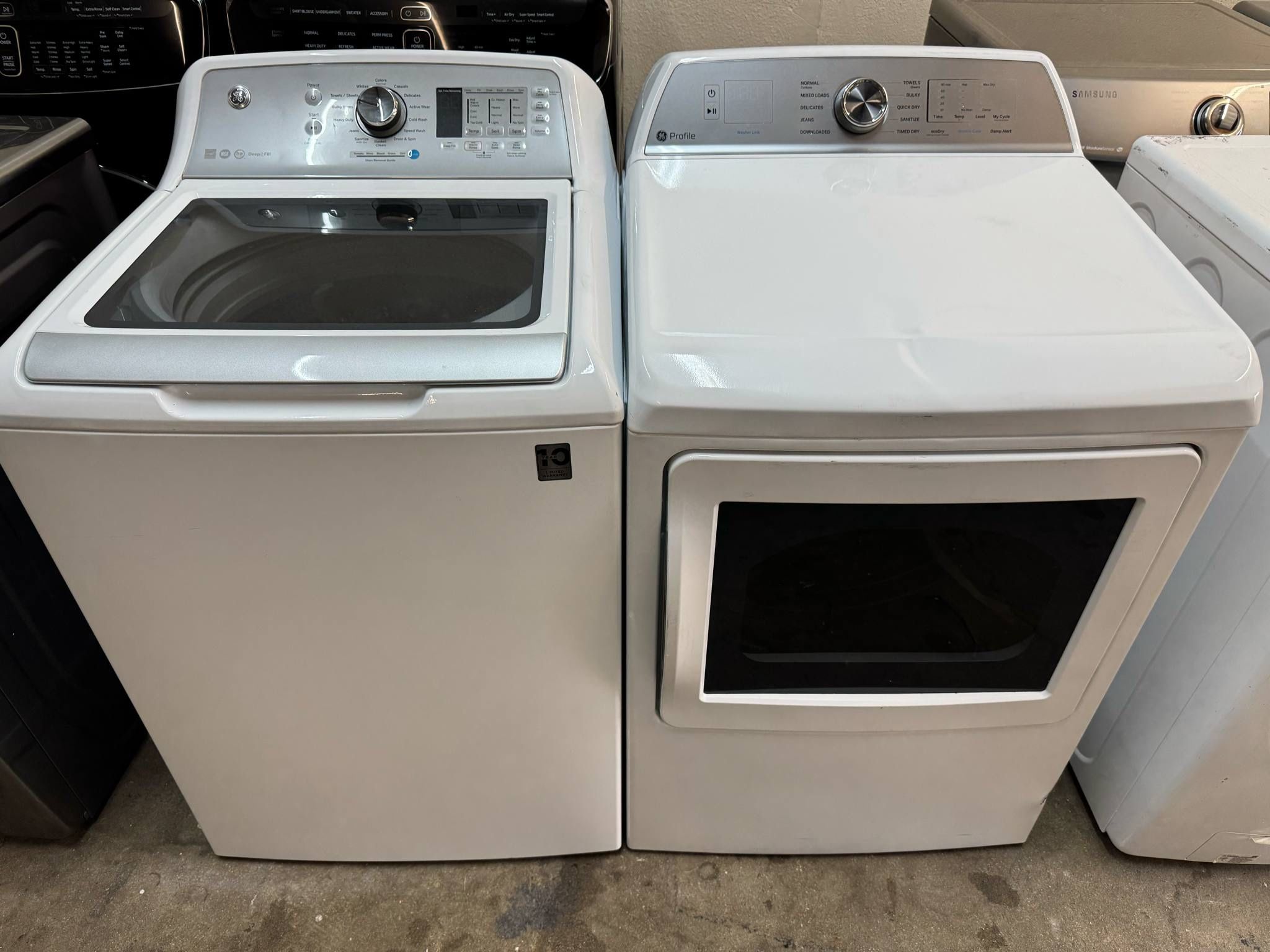 GE Washer And Dryer Set