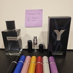 YSL Y Edp or Edt 5mL Decant