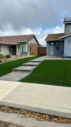 Synthetic Turf And Pool