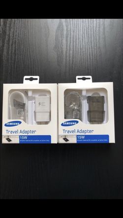 ORIGINAL SAMSUNG FAST ADAPTIVE CHARGERS FOR ALL GALAXIES AND ADROIDS WITH MICRO USB