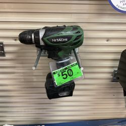 Two Hitachi Drills Half Off