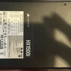 Corsair HX1500i Power Supply With 12 Pin And 16 Pin Cables
