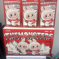 Pop Mart Labubu The Monsters Coca Cola Series Vinyl Face Single Blind Box