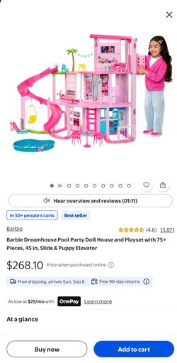 Barbie dreamhouse playset