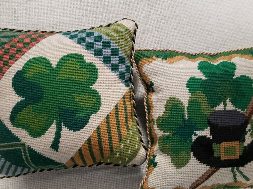 Irish Pillows whimsical Leprechaun