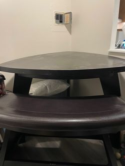 Counter-Height Dining Table + Bar Table