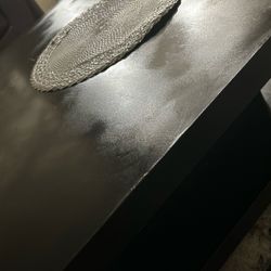 medium sized black table